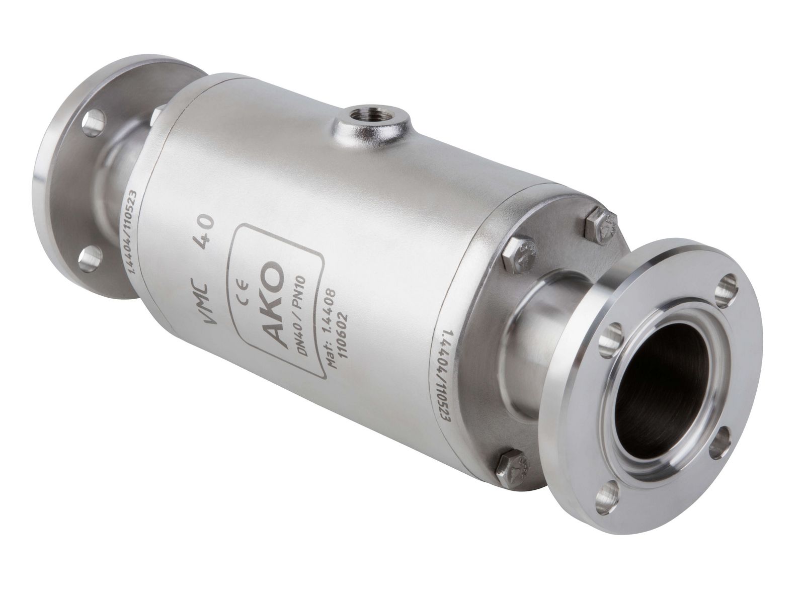 Aseptisches Quetschventil mit Bundflansch