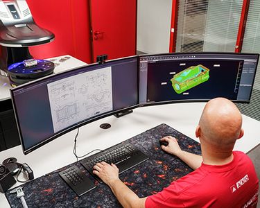 Hausinterne 3D-Scan-Vermessung