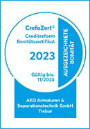 Creditreform Bonitäts-Zertifikat "Ausgezeichnete Bonität"