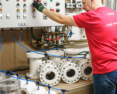 Dauerfunktionstest bei Quetschventilen